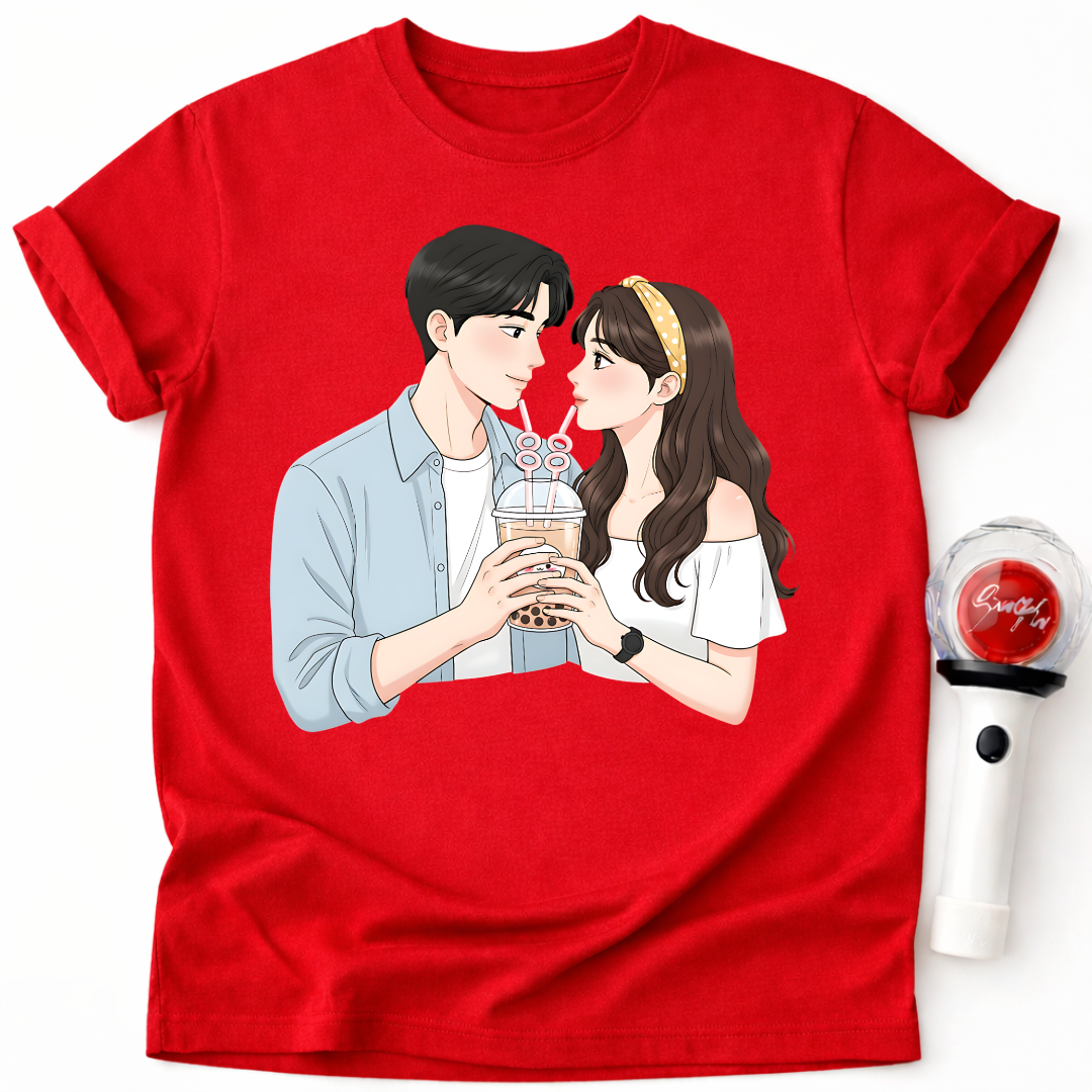 PAAR TRINKT BOBA TEE T-SHIRT