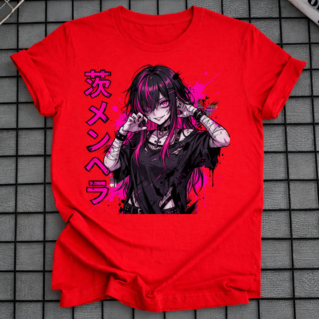 ANIME GOTHIC GIRL T-SHIRT