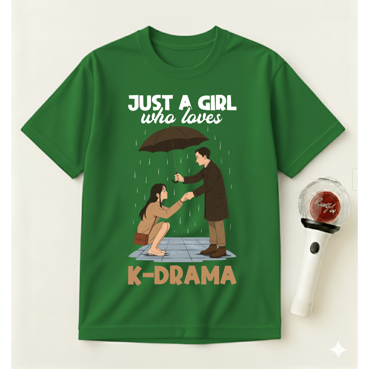 JUST A GIRL WHO LOVES K-DRAMA T-SHIRT