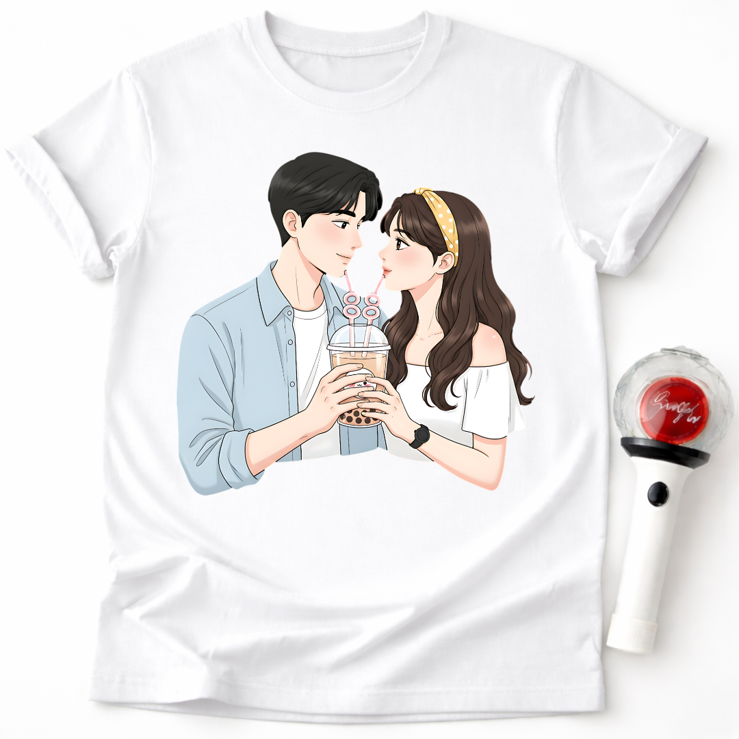 PAAR TRINKT BOBA TEE T-SHIRT