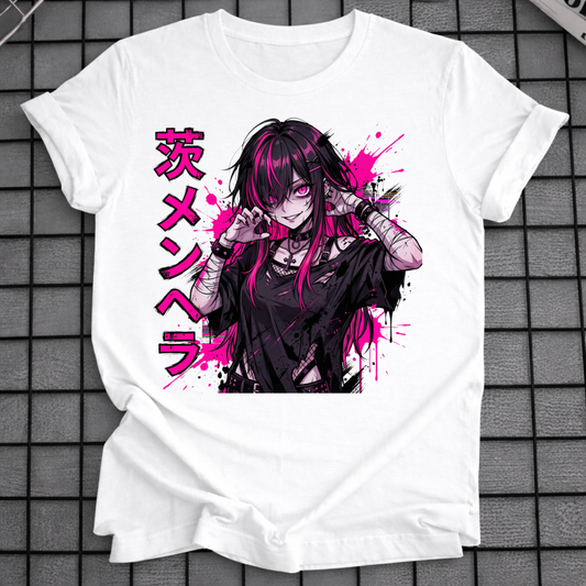 ANIME GOTHIC GIRL T-SHIRT