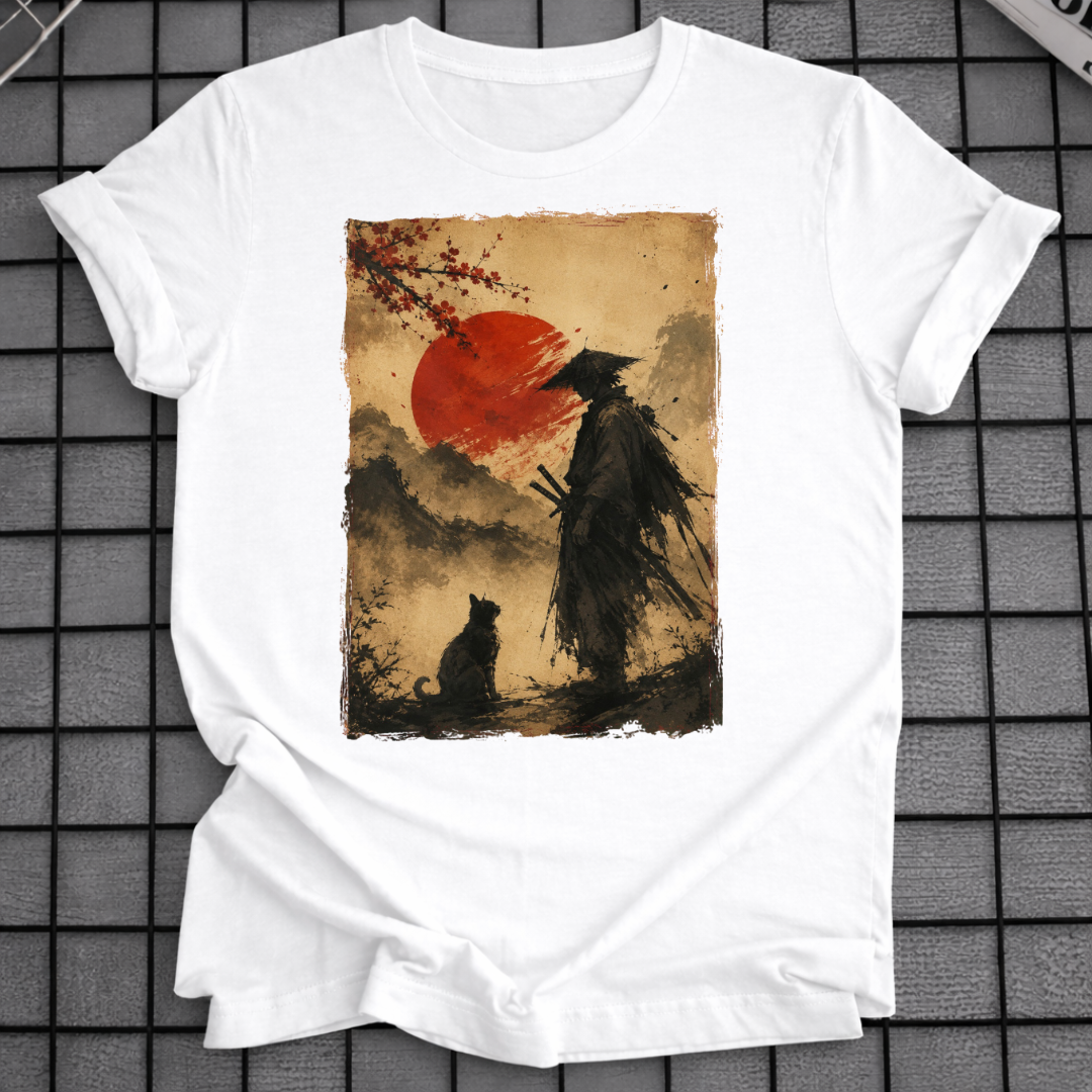 SAMURAI STARRT KATZE T-SHIRT