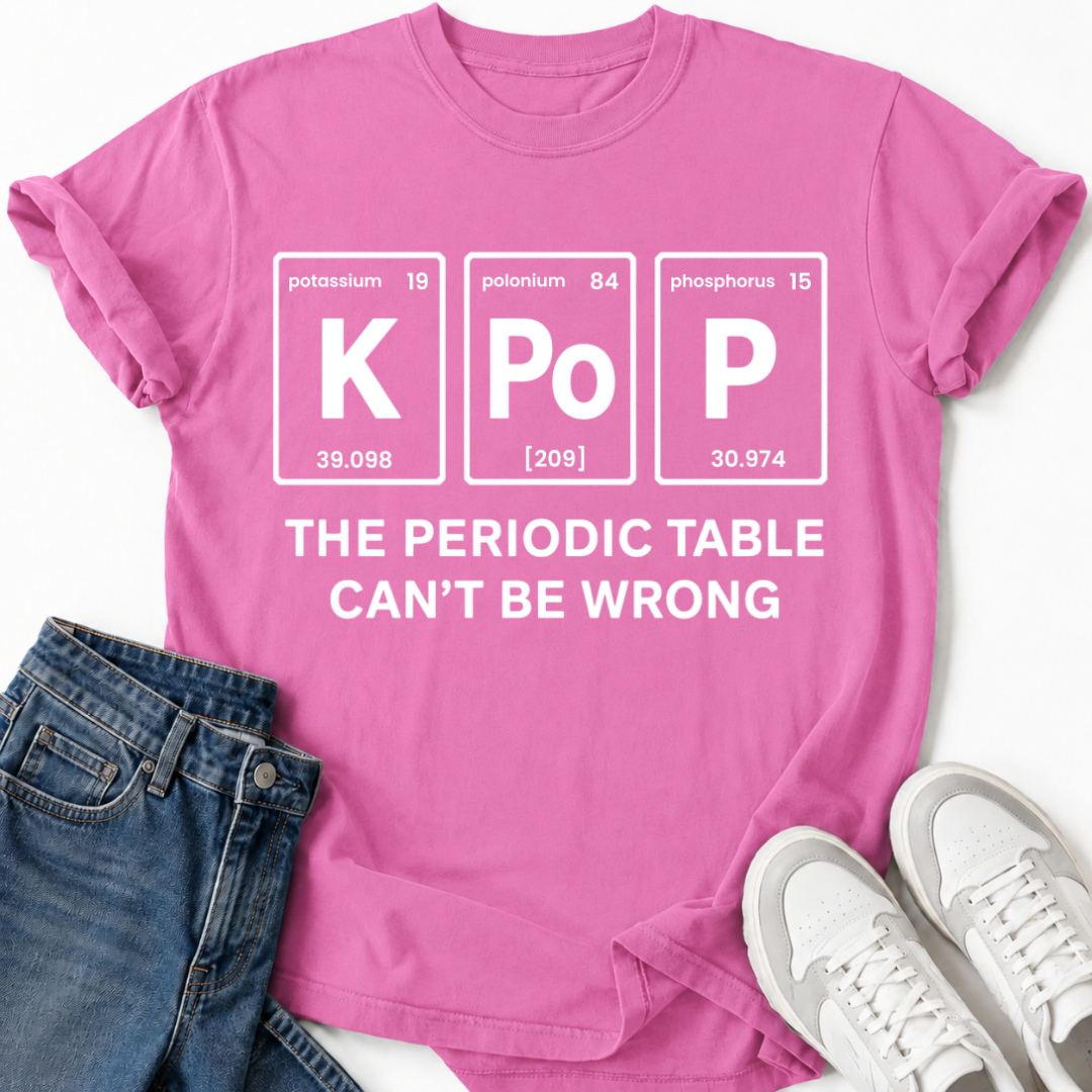 K-POP PERIODIC TABLE T-SHIRT