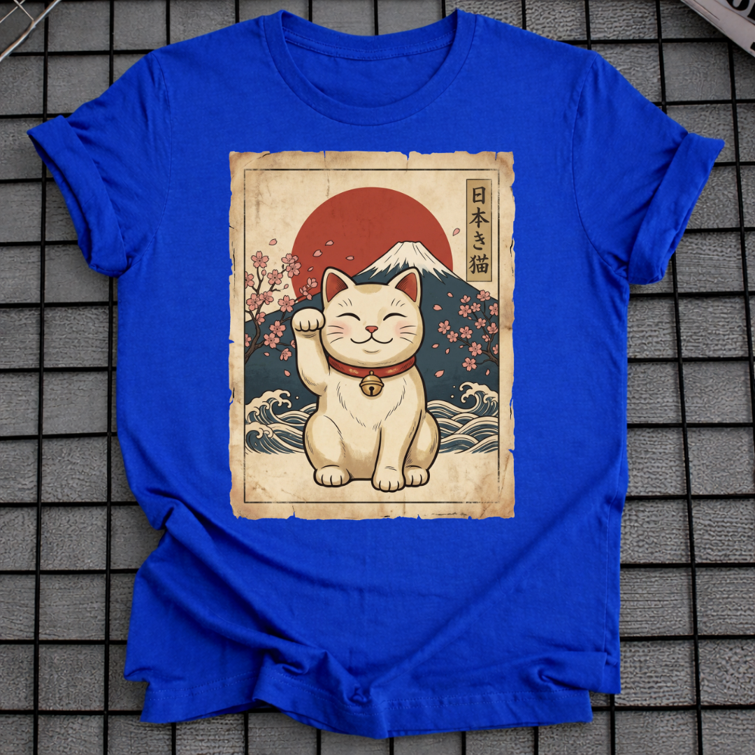 JAPANESE MANEKI NEKO T-SHIRT