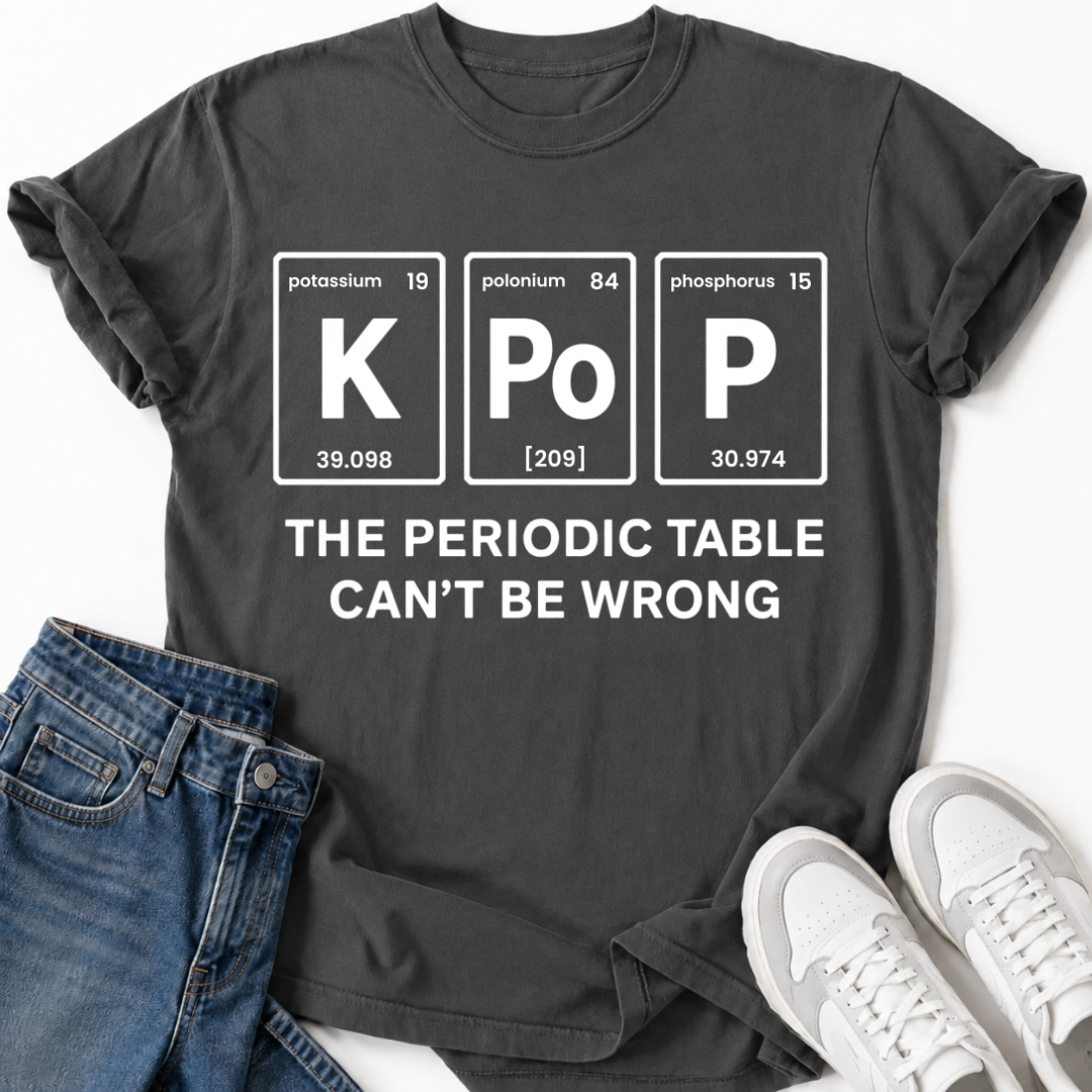 K-POP PERIODIC TABLE T-SHIRT