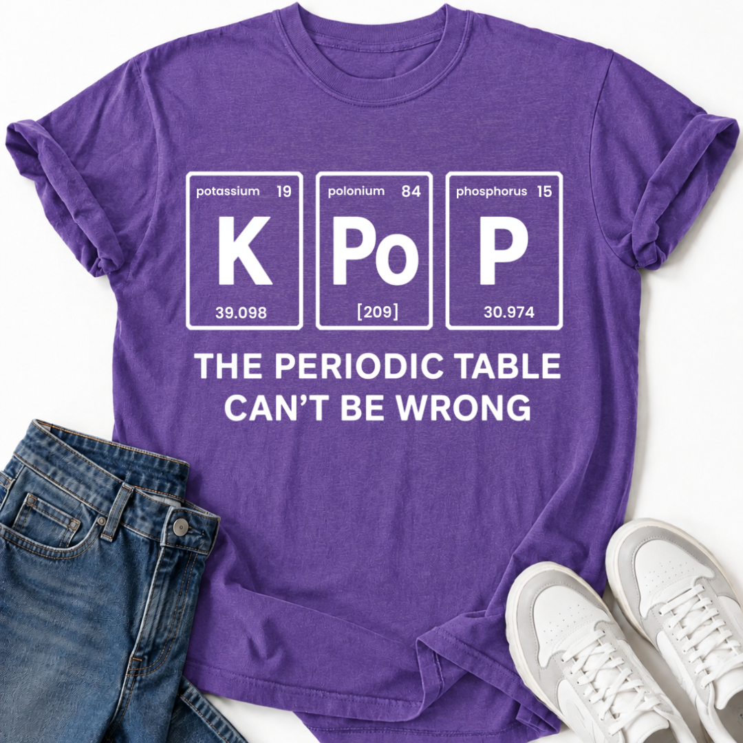 K-POP PERIODIC TABLE T-SHIRT