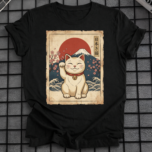 JAPANISCHES MANEKI NEKO T-SHIRT