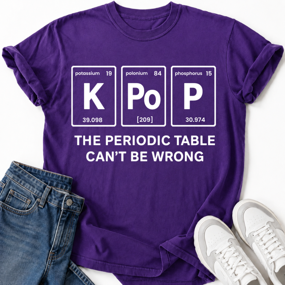 K-POP PERIODIC TABLE T-SHIRT