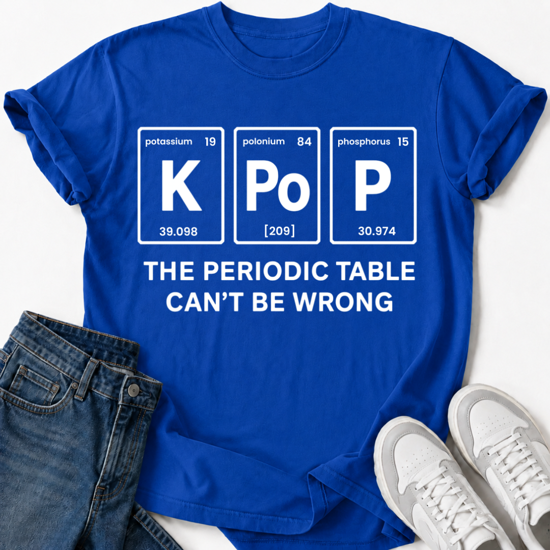 K-POP PERIODIC TABLE T-SHIRT