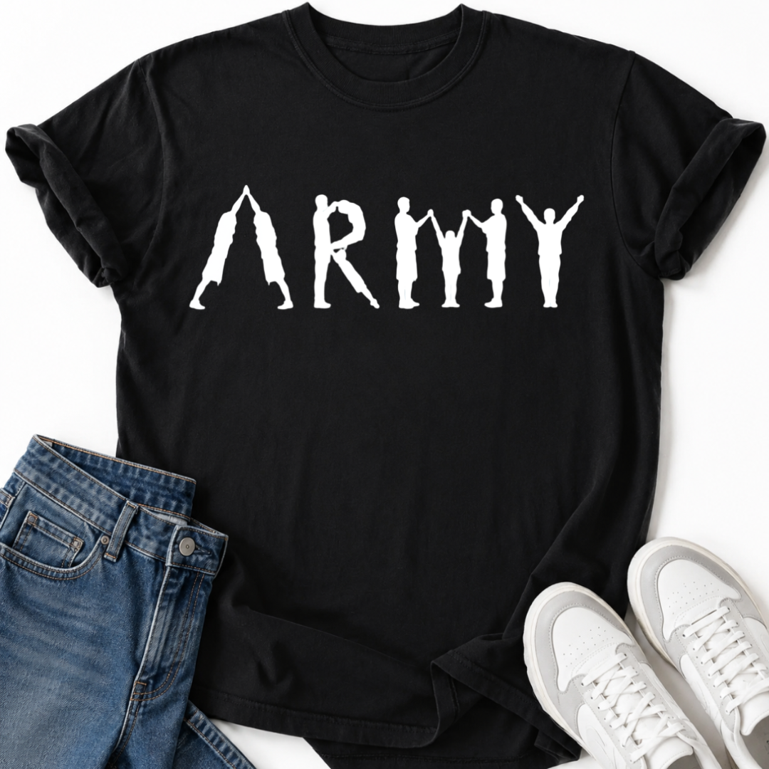 K-POP FAN SILHOUETTE T-SHIRT