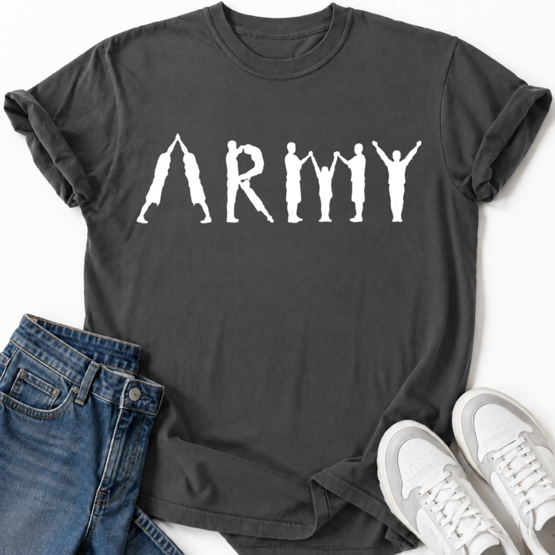 K-POP FAN SILHOUETTE T-SHIRT
