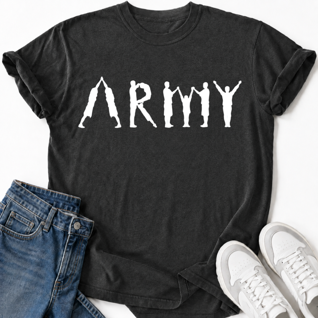 K-POP FAN SILHOUETTE T-SHIRT