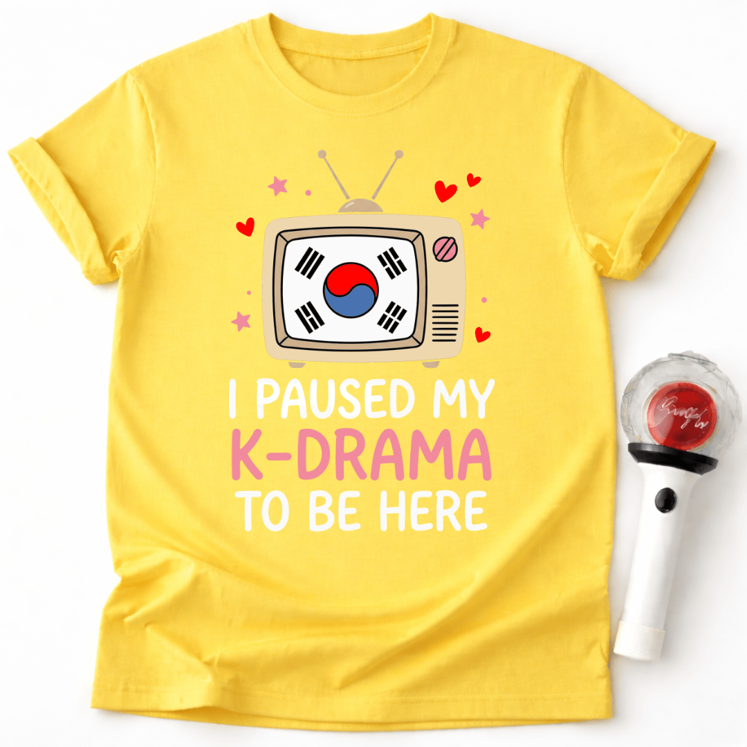 PAUSED K-DRAMA T-SHIRT