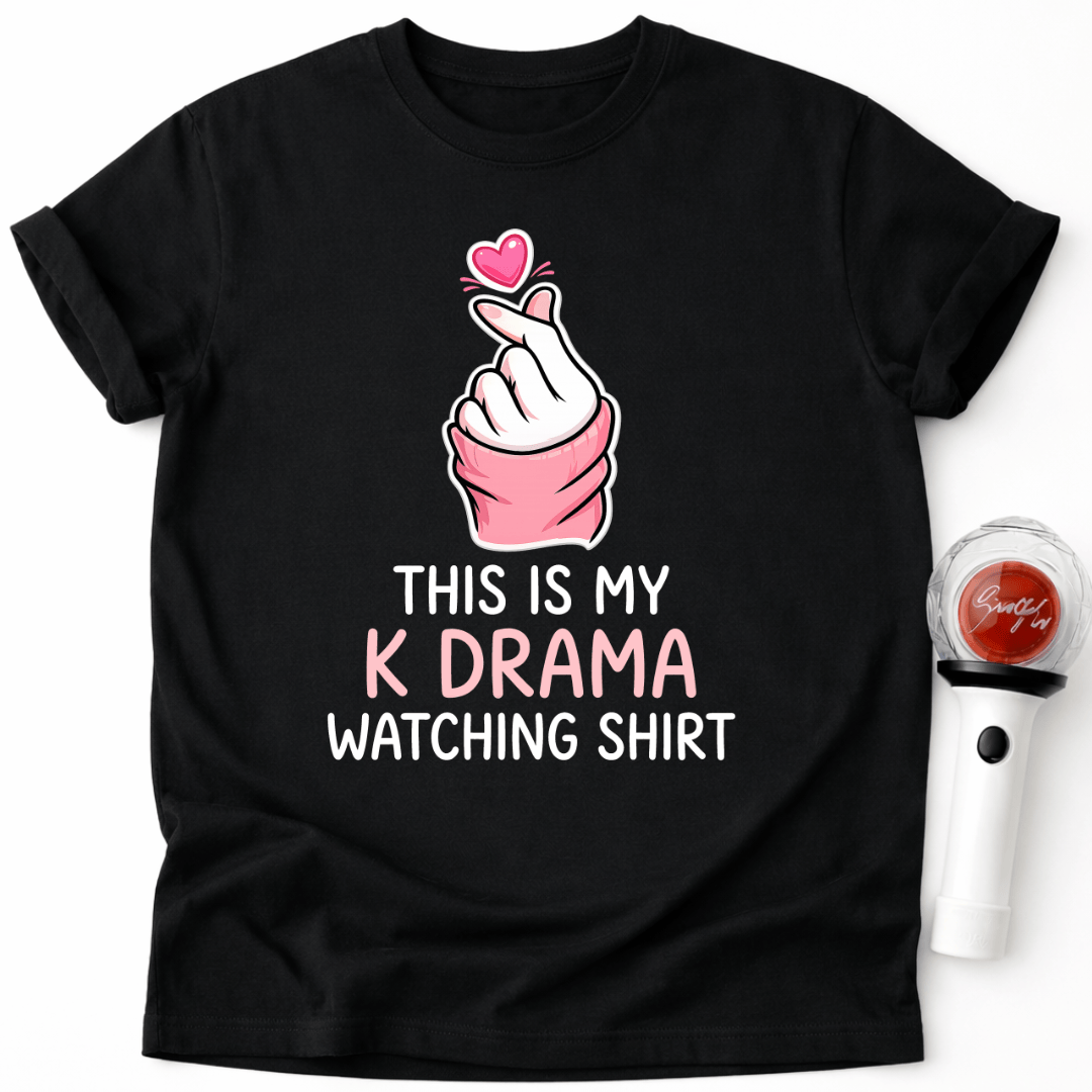 FINGER HEART K-DRAMA WATCHING T-SHIRT