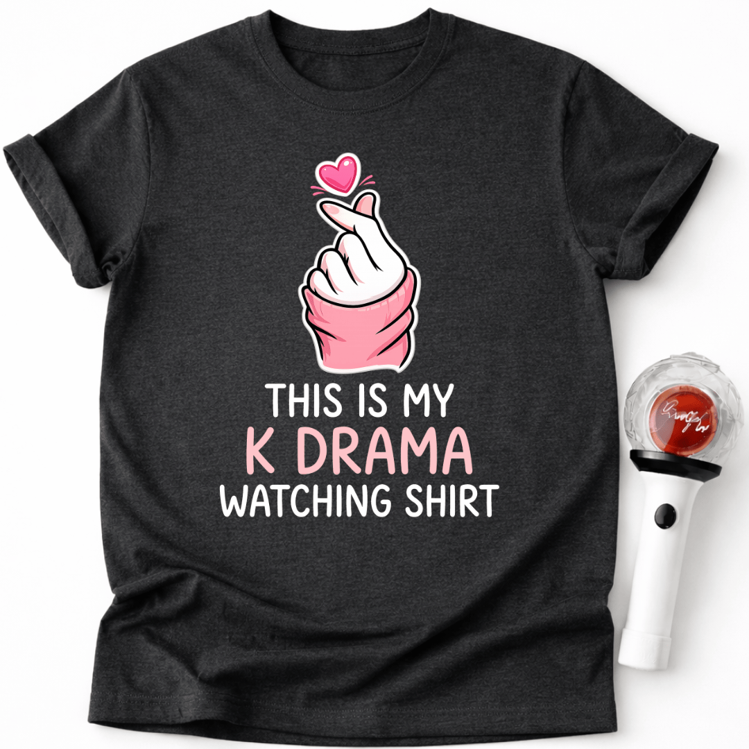 FINGER HEART K-DRAMA WATCHING T-SHIRT