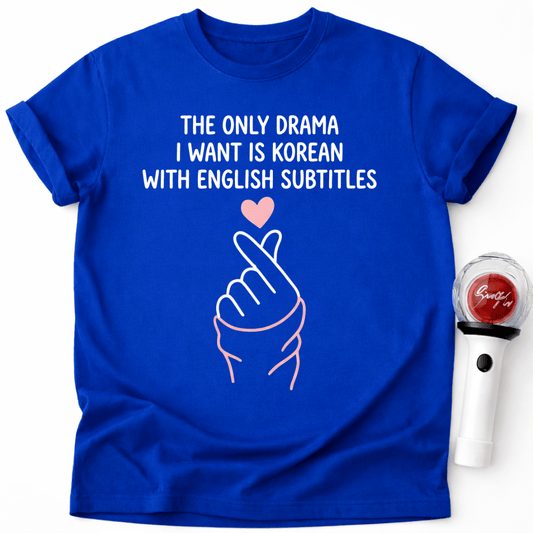 K-DRAMA ENGLISCHE UNTERTITEL T-SHIRT