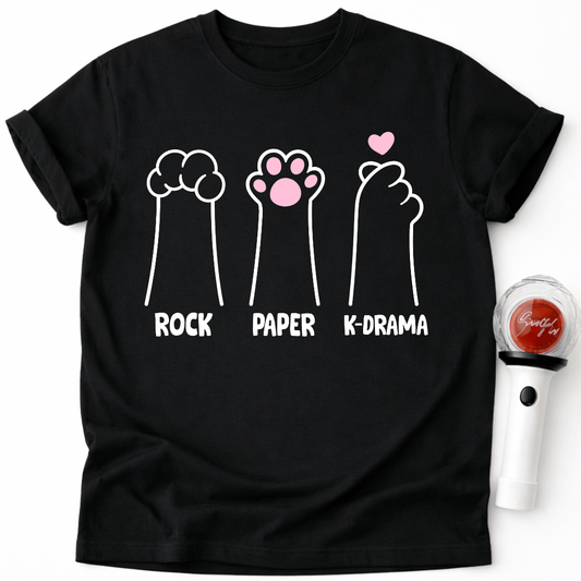 ROCK PAPER K-DRAMA T-SHIRT