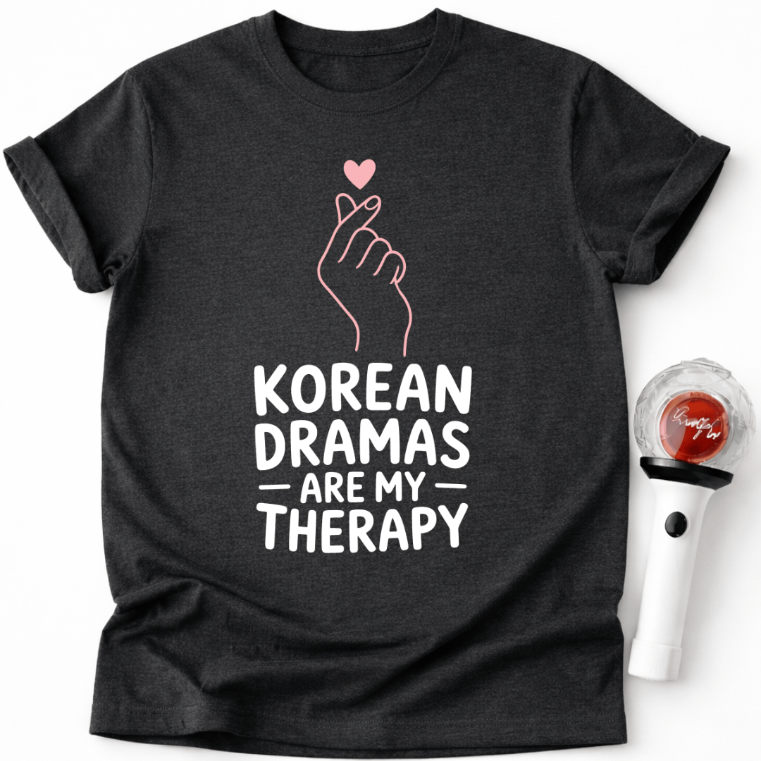 KOREANISCHE DRAMEN FINGERHERZ T-SHIRT