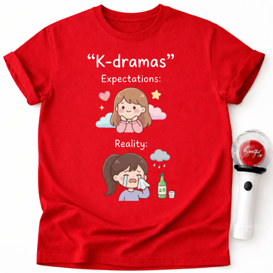 K-DRAMAS EXPECTATION T-SHIRT