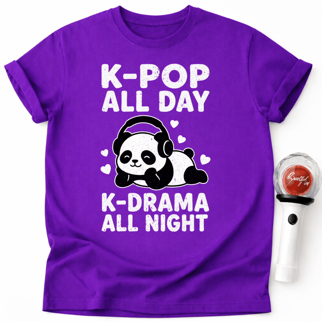 K-POP ALL DAY K-DRAMA T-SHIRT