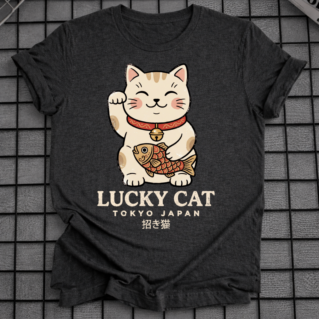 WAVING MANEKI NEKO T-SHIRT