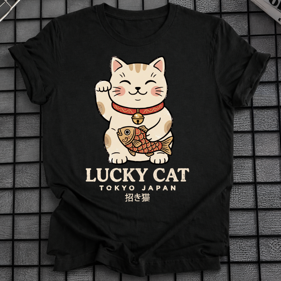 WAVING MANEKI NEKO T-SHIRT