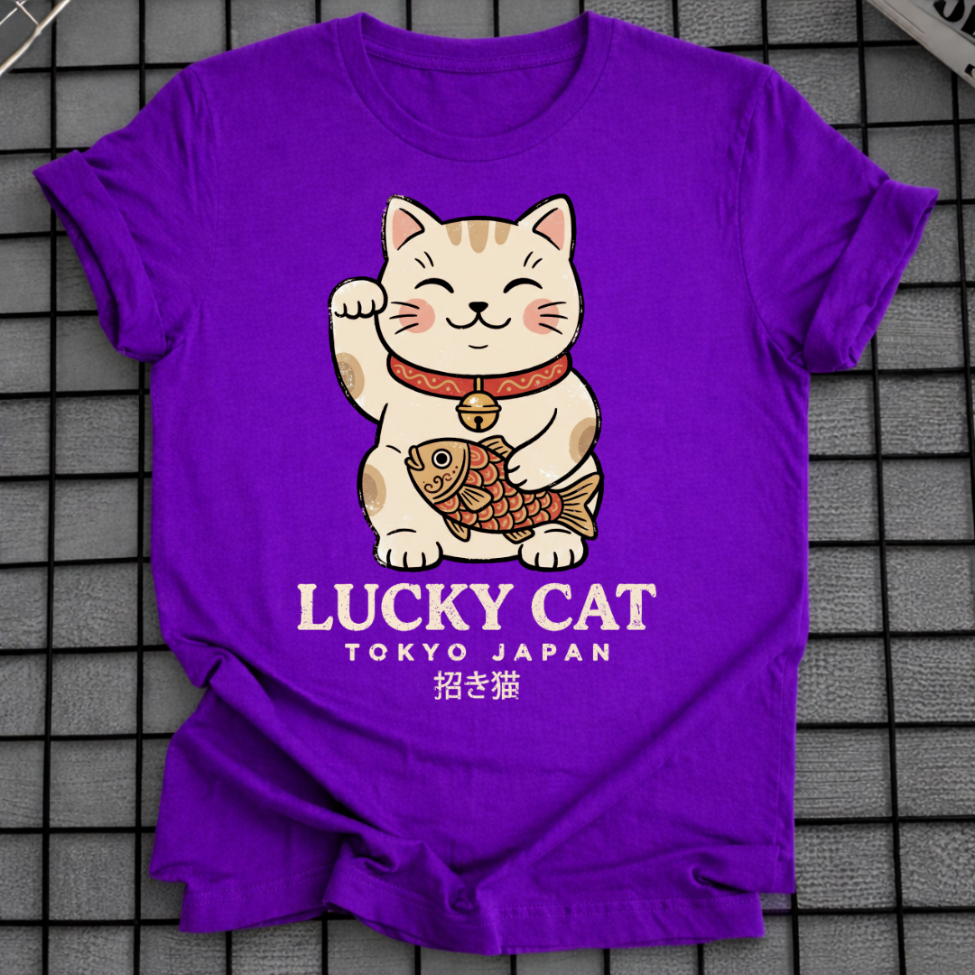 WAVING MANEKI NEKO T-SHIRT