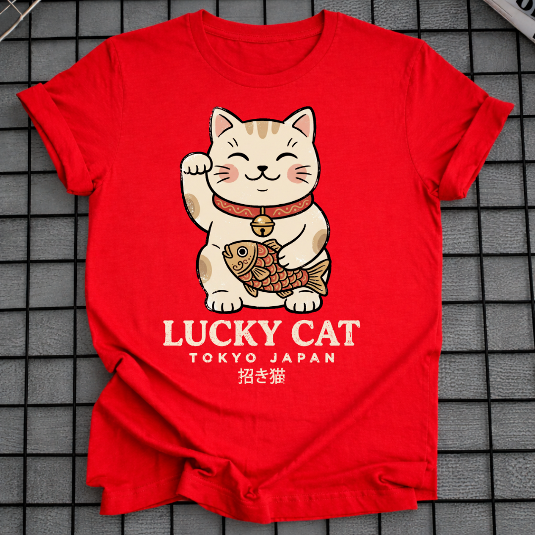 WAVING MANEKI NEKO T-SHIRT