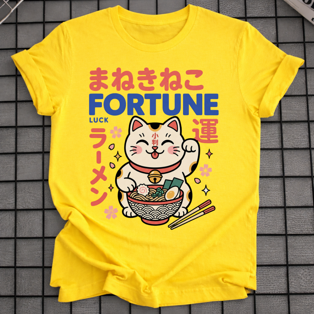 LUCKY CAT RAMEN T-SHIRT