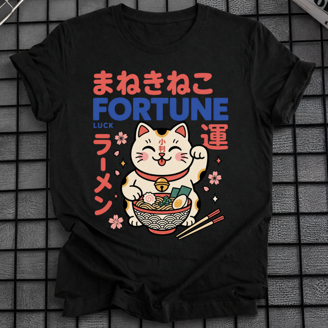 LUCKY CAT RAMEN T-SHIRT