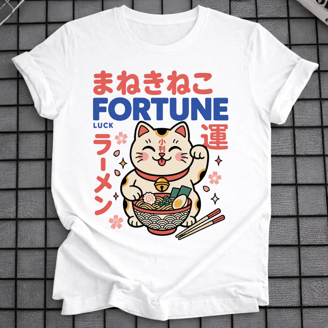 LUCKY CAT RAMEN T-SHIRT