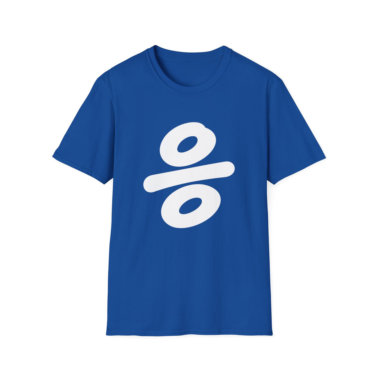 Percent Symbol Graphic T‑Shirt — Minimal Symbol Tee