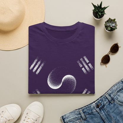 Yin Yang Taeguk Korean Flag T‑Shirt — Minimalist Zen Martial Arts Tee