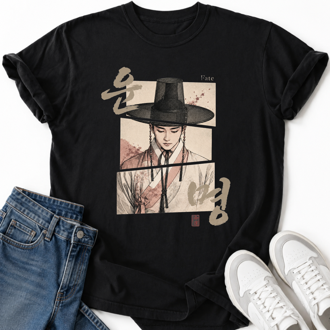 KOREAN HANBOK PORTRAIT T-SHIRT