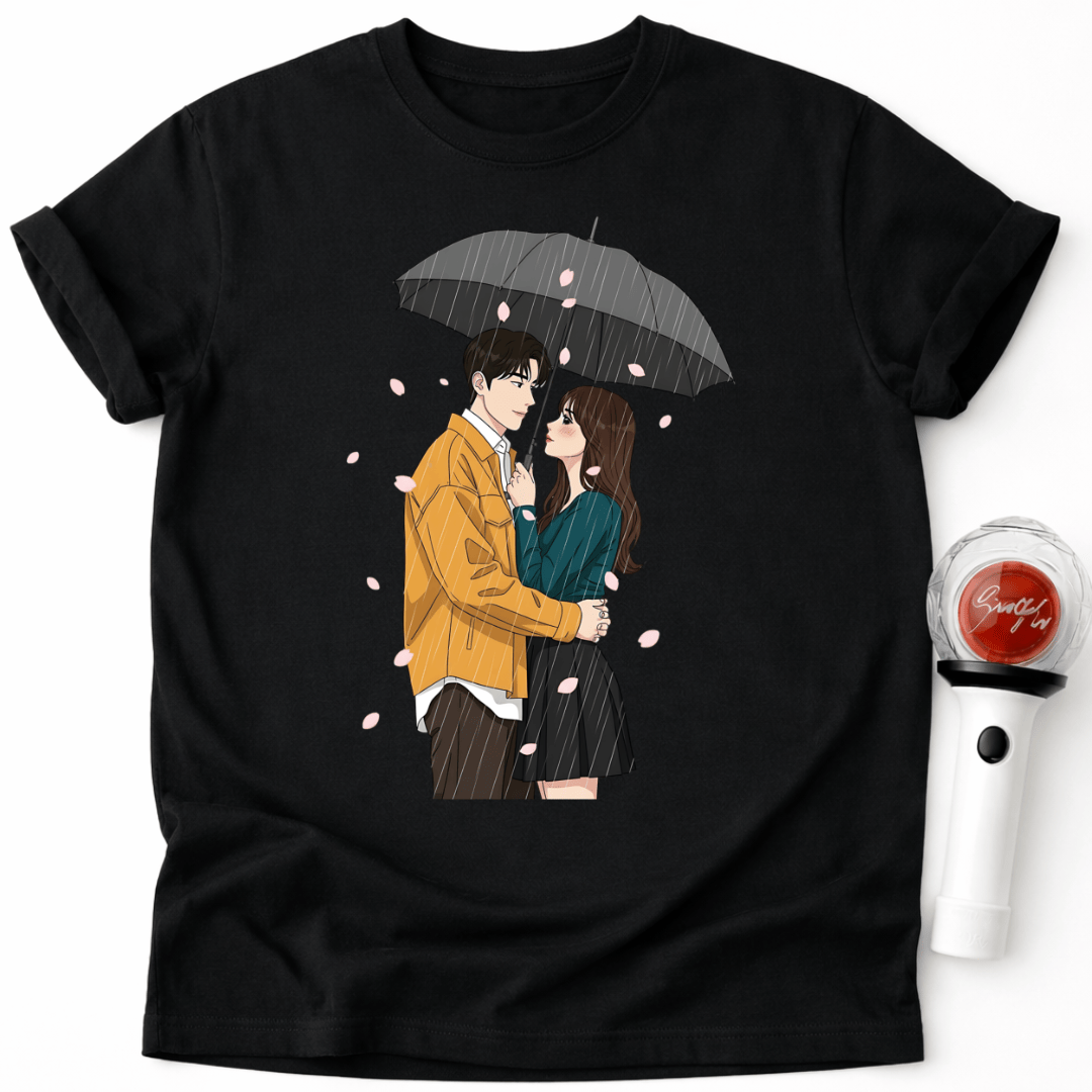 K-DRAMA PAARE REGENSCHIRM T-SHIRT