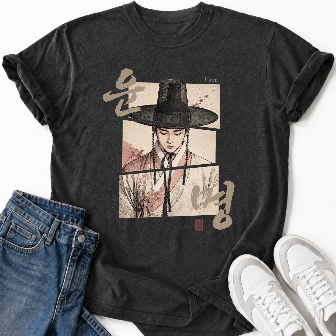 KOREAN HANBOK PORTRAIT T-SHIRT