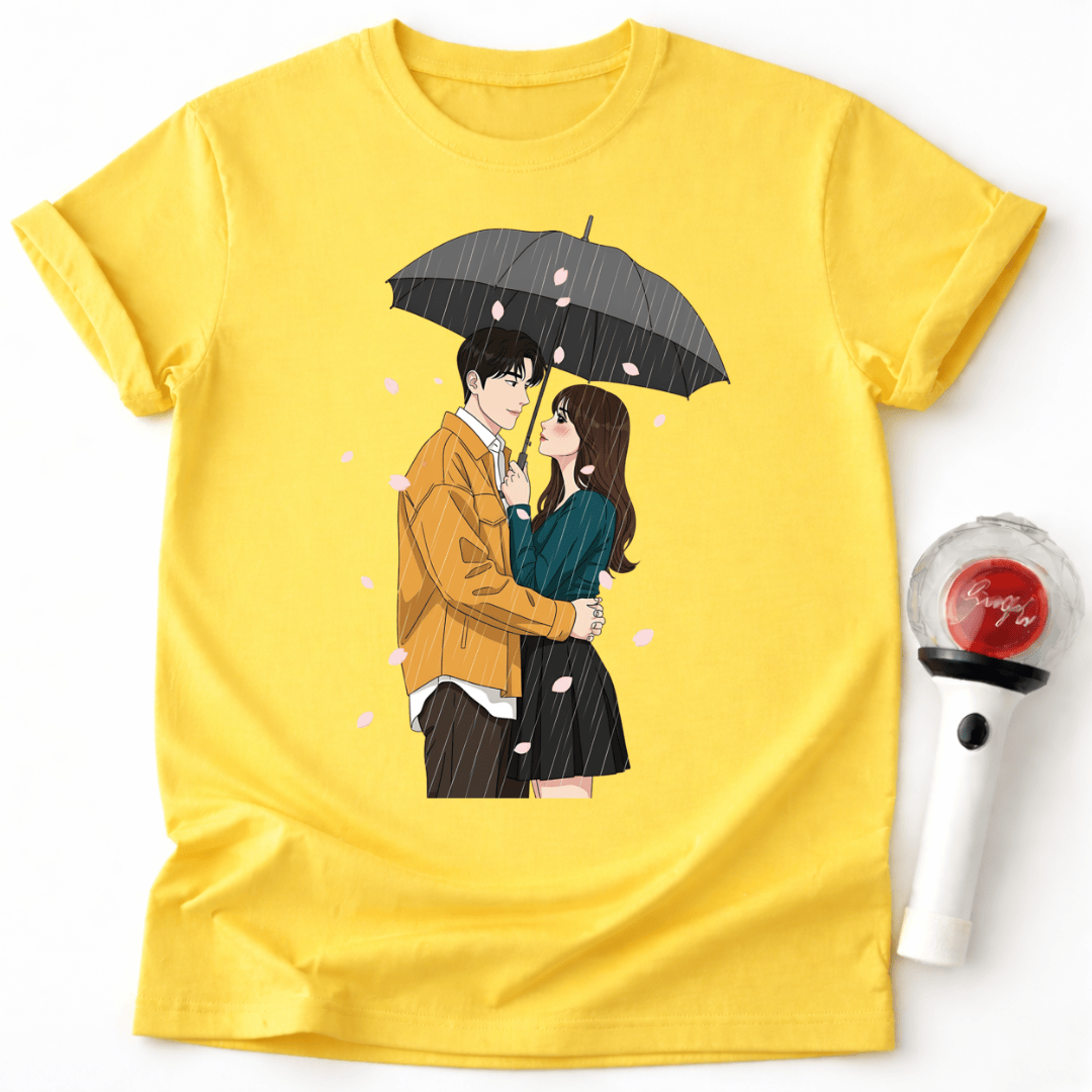 K-DRAMA PAARE REGENSCHIRM T-SHIRT