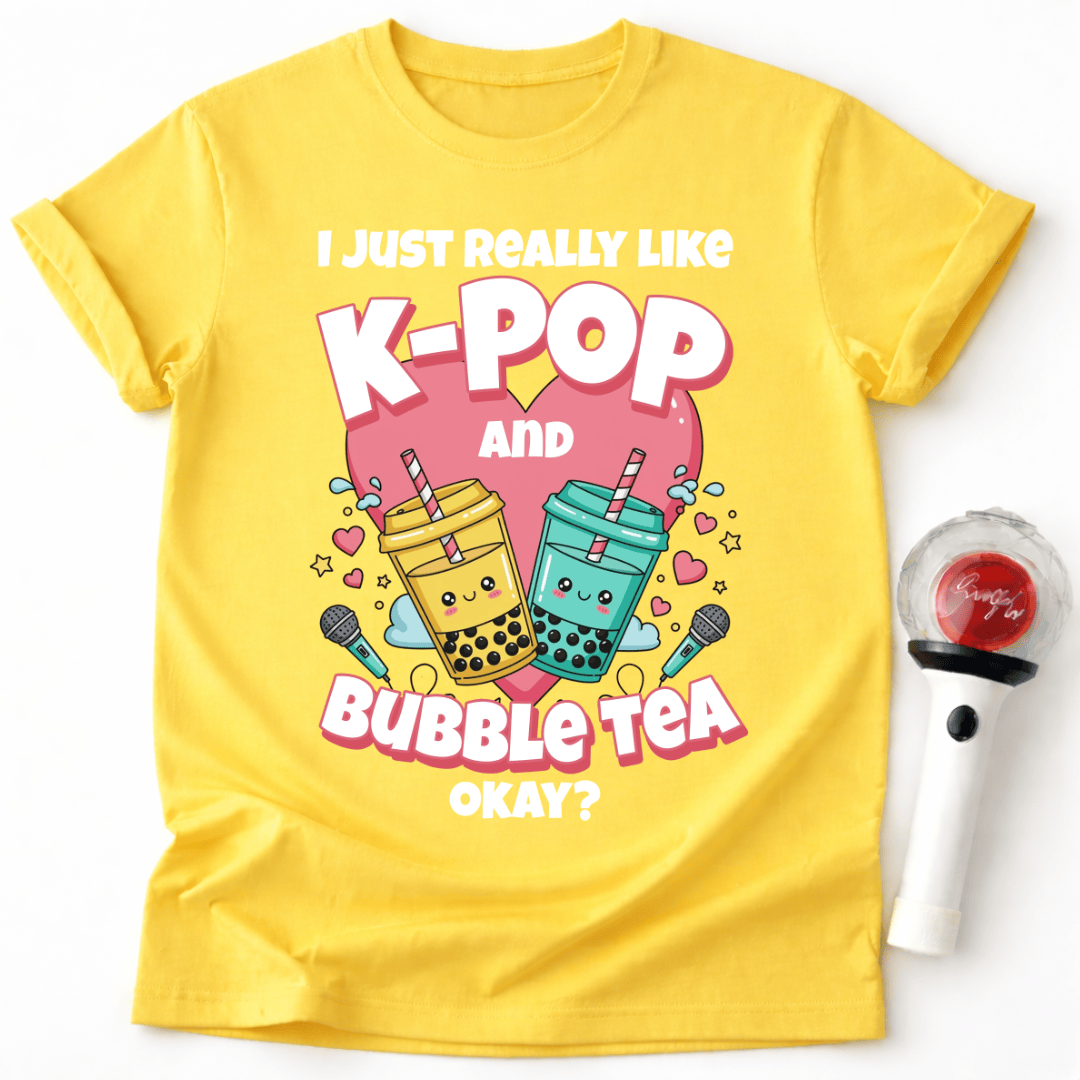 K-POP & BUBBLE TEA T-SHIRT