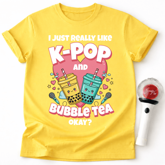 K-POP & BUBBLE TEA T-SHIRT