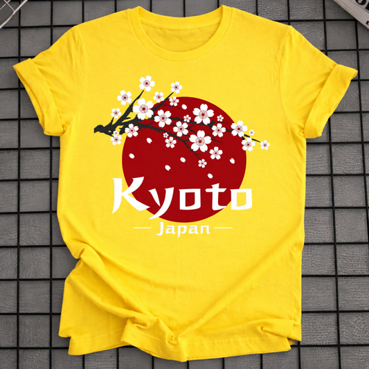 KYOTO JAPAN KIRSCHBLÜTEN-T-SHIRT