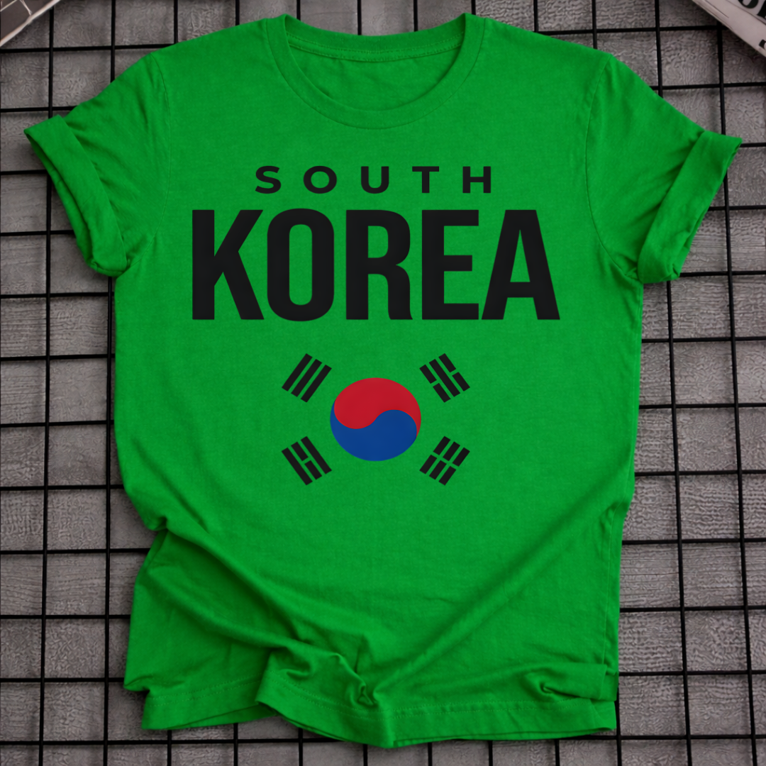 KOREA-FLAGGEN-T-SHIRT