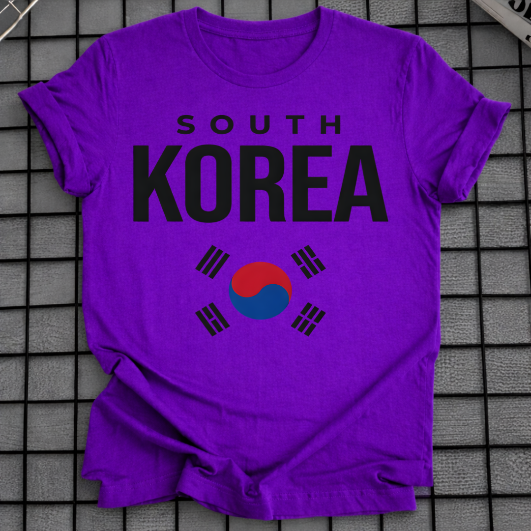 KOREA-FLAGGEN-T-SHIRT