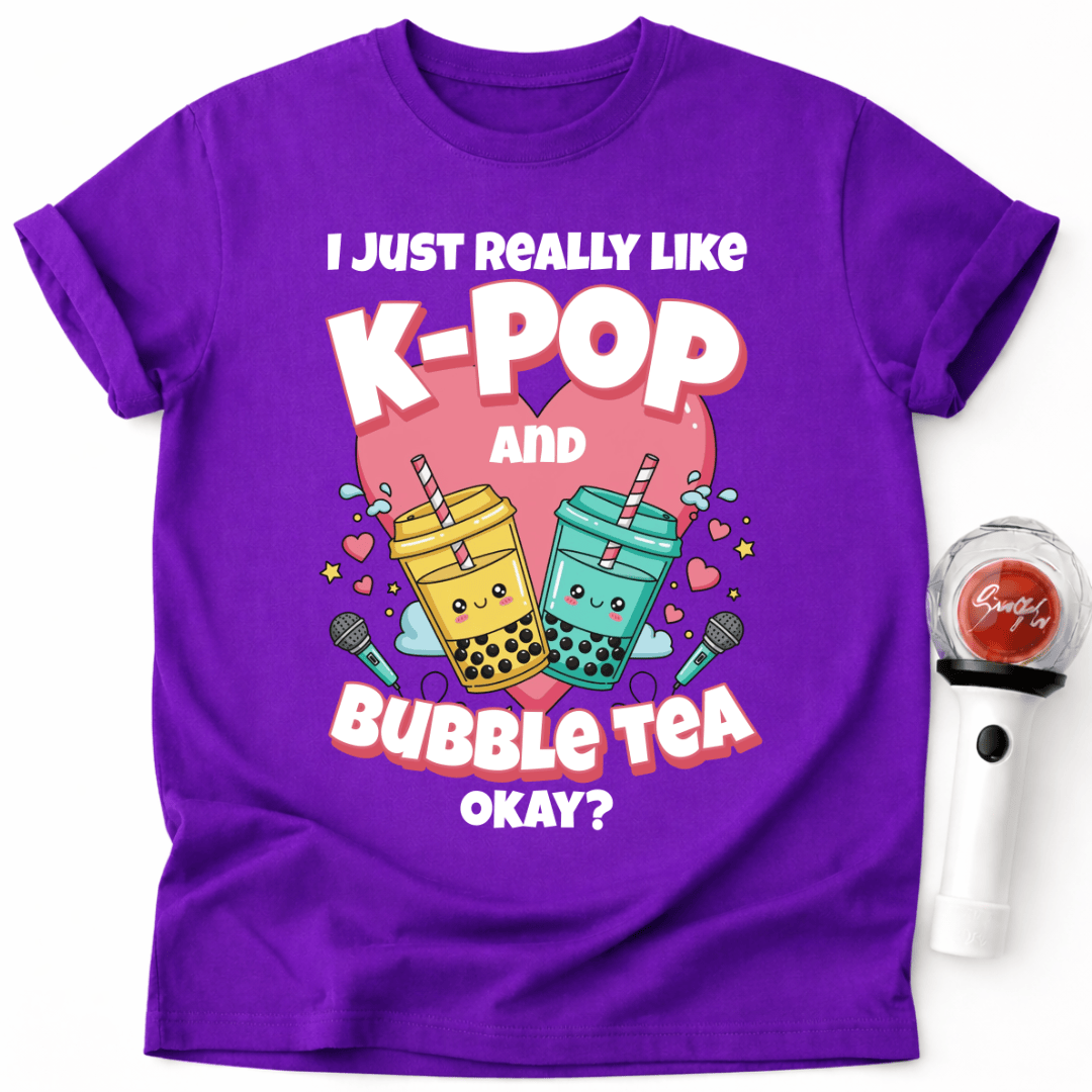 K-POP & BUBBLE TEA T-SHIRT