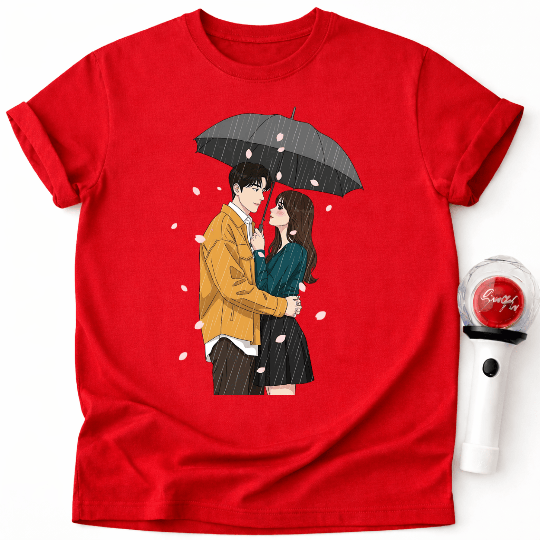K-DRAMA PAARE REGENSCHIRM T-SHIRT