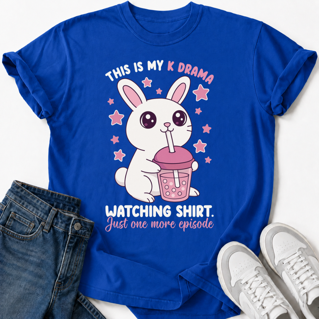 K-DRAMA BUNNY BOBA TEA T-SHIRT