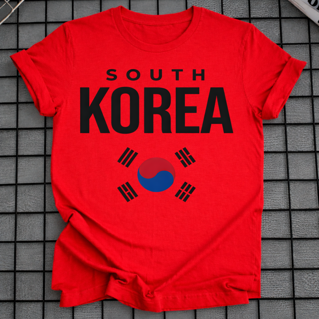 KOREA-FLAGGEN-T-SHIRT