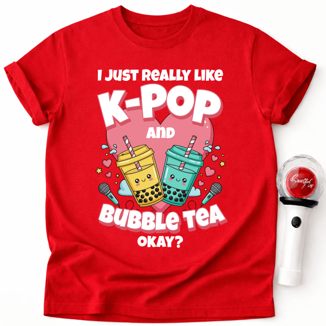 K-POP & BUBBLE TEA T-SHIRT