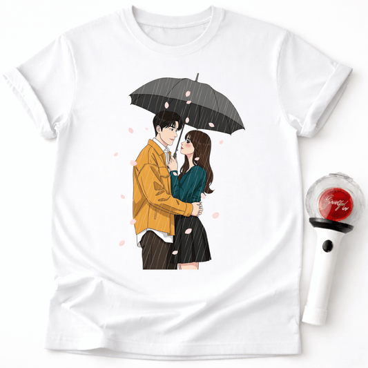 K-DRAMA COUPLE UMBRELLA T-SHIRT