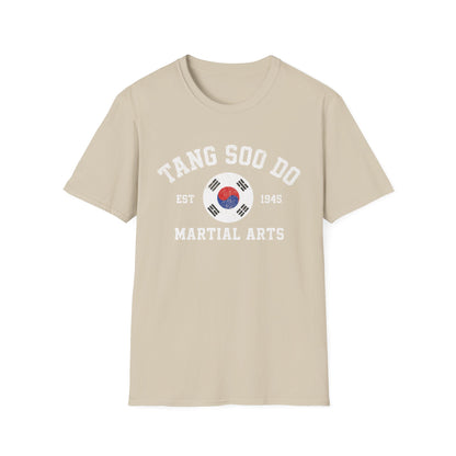 Tang Soo Do Martial Arts T-Shirt – Korean Flag Tae Kwon Do Training Tee (Est. 1945)
