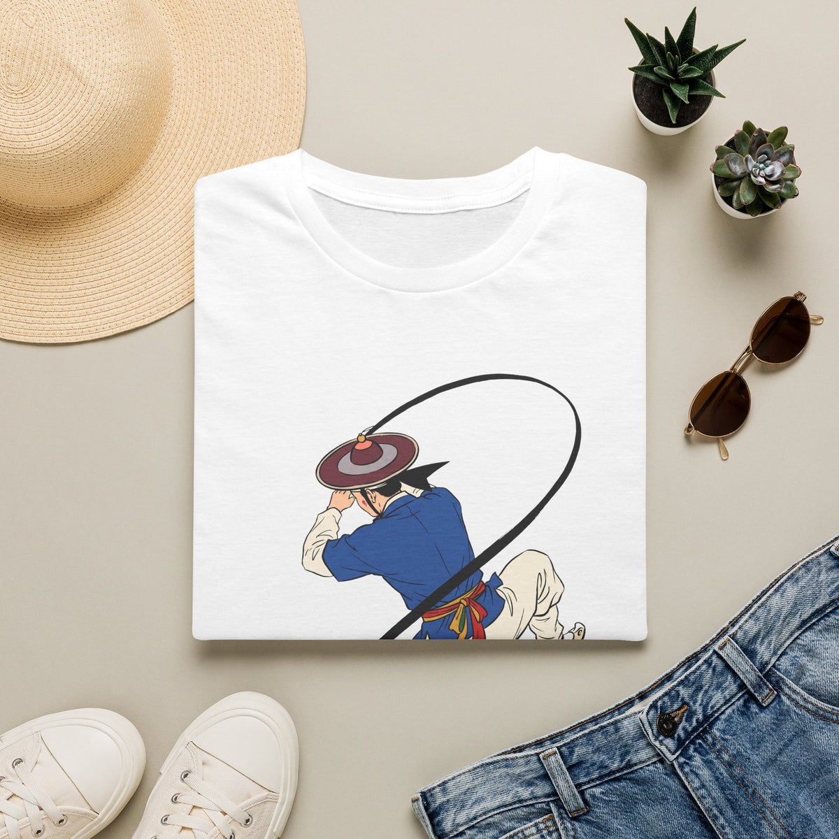 Cowboy Roper Graphic T-Shirt — Western Rodeo Roping Design